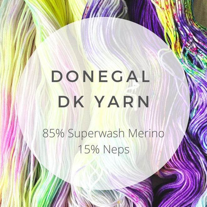 Donegal DK - 85% Superwash Merino 15% Donegal nep