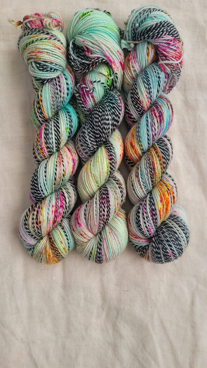 Run Amok - Double Dutch sock – Skip Rope Yarn Co