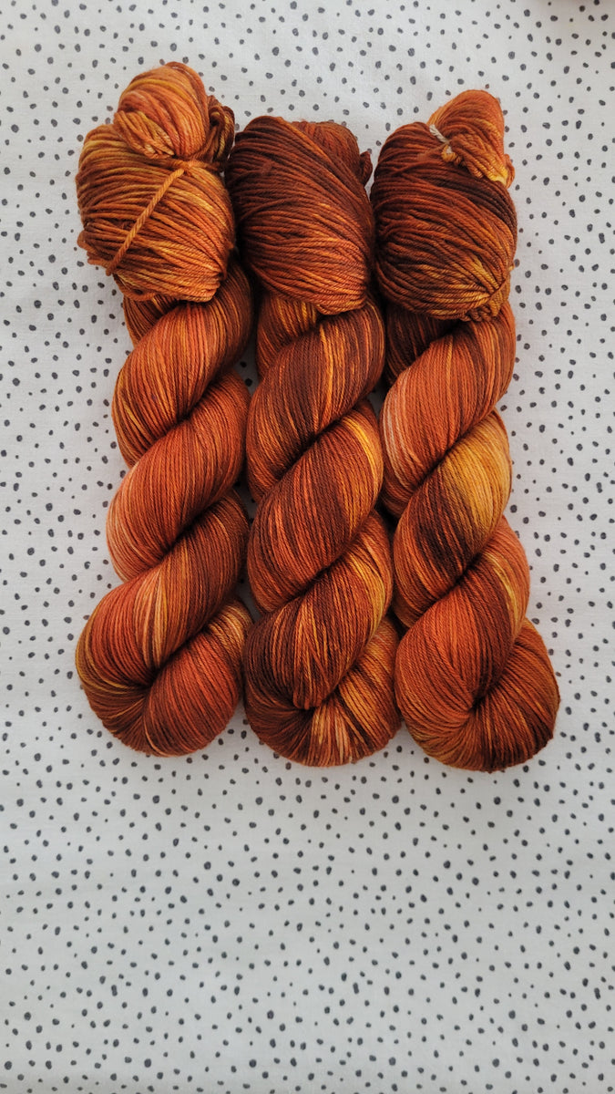 Spiced Rum - 9 to 5 sock yarn – Skip Rope Yarn Co