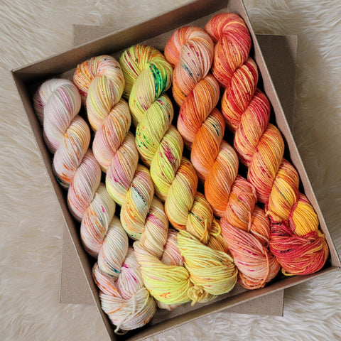 Nine to Five Sock Yarn Fade Set