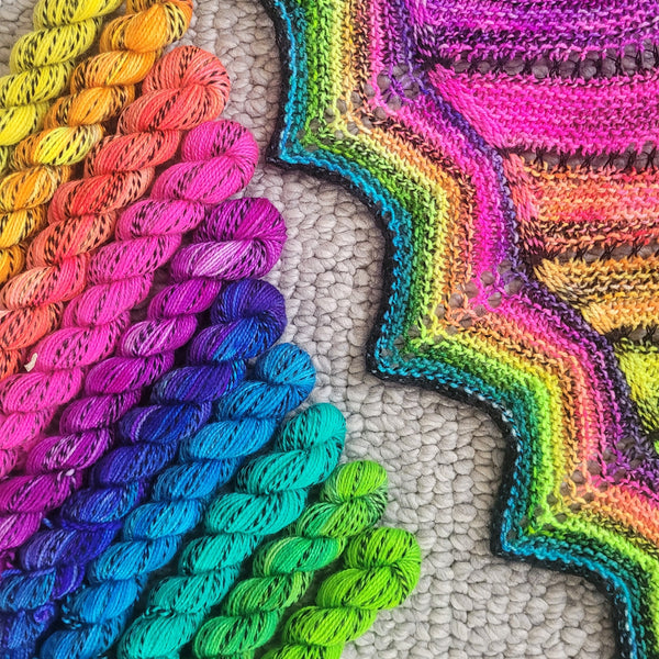 Double Dutch sock yarn Mini Set - Rainbows