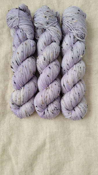 Purple Ponytail - Donegal Sock yarn
